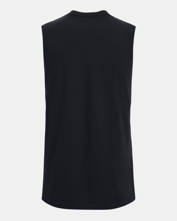 Men's Curry Sleeveless T-Shirt, Black, pdpMainDesktop image number 5